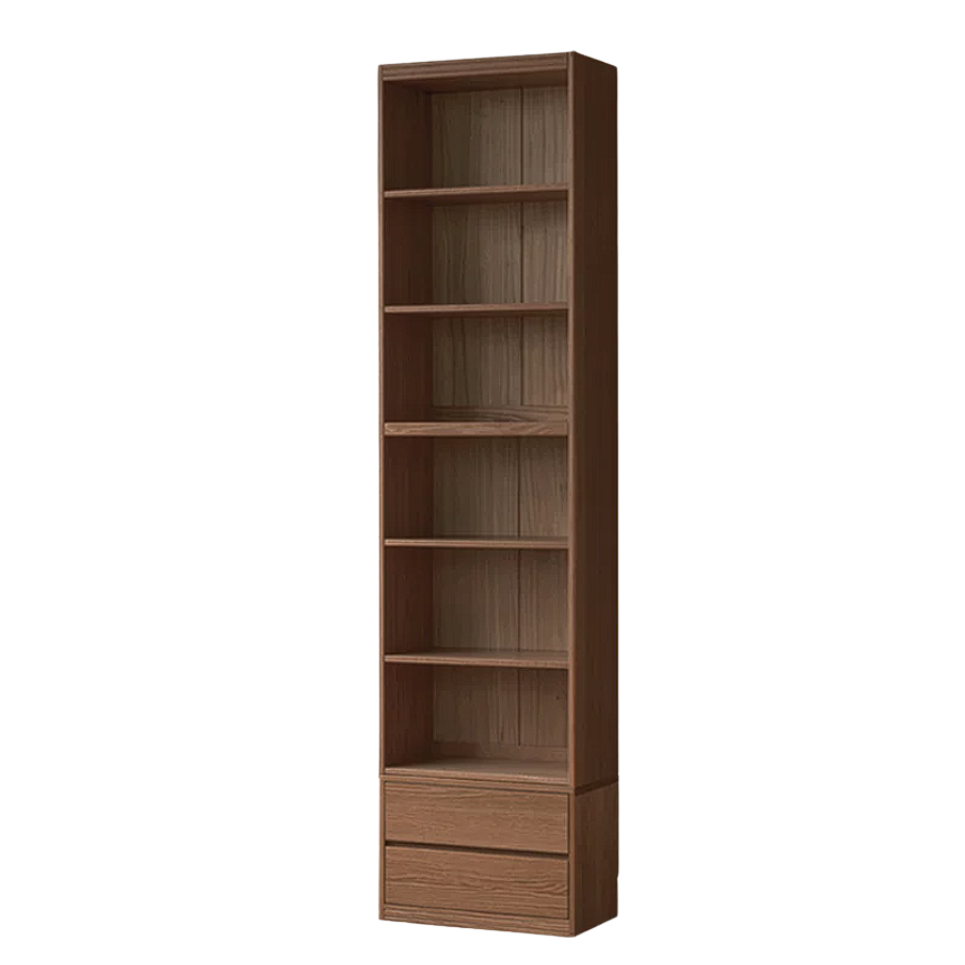 Sandalwood, Oak, Ash Solid Wood Combination Bookcase