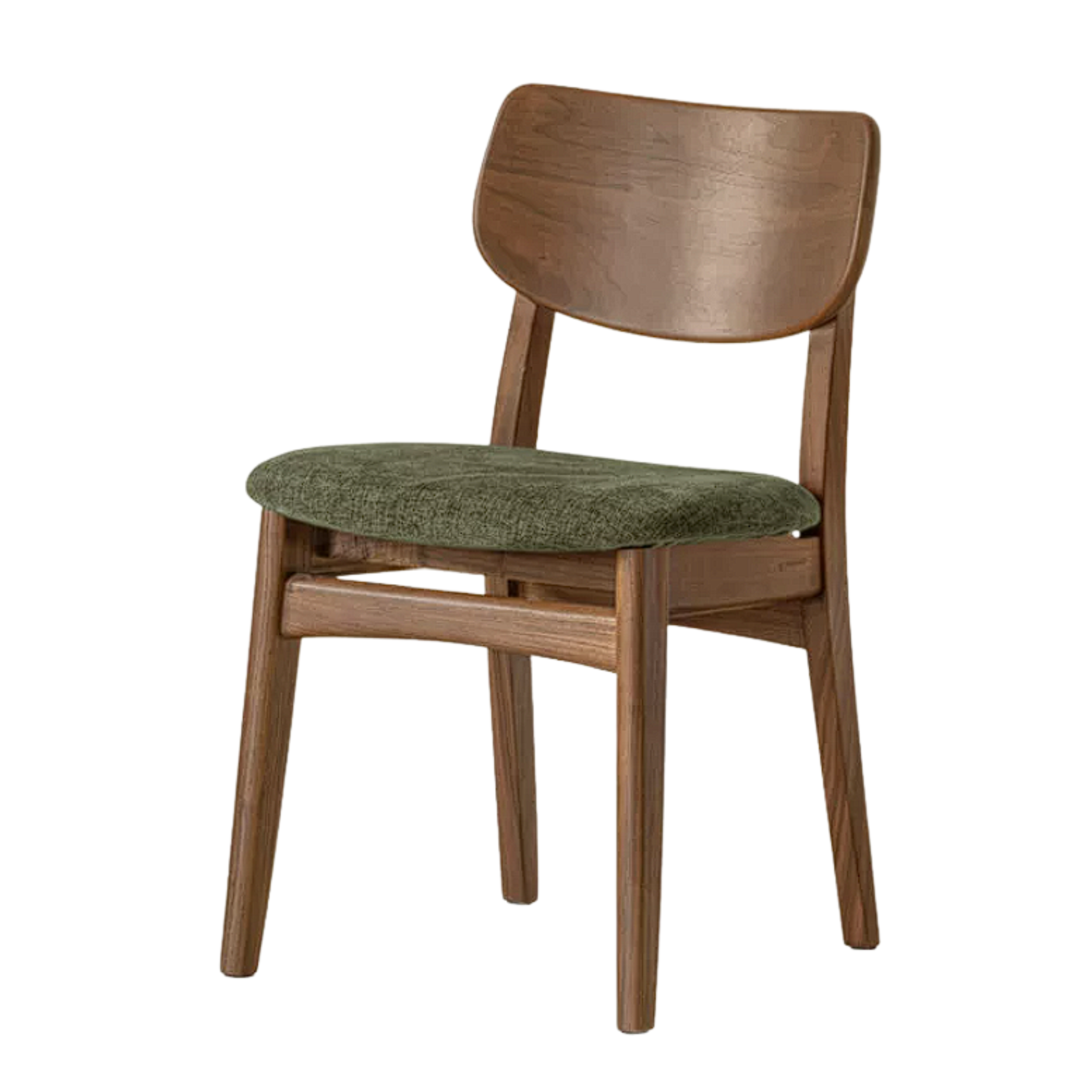 Set 4 pcs Black Walnut, White Ash, Oak, Sandalwood, Solid Rubberwood - Chair