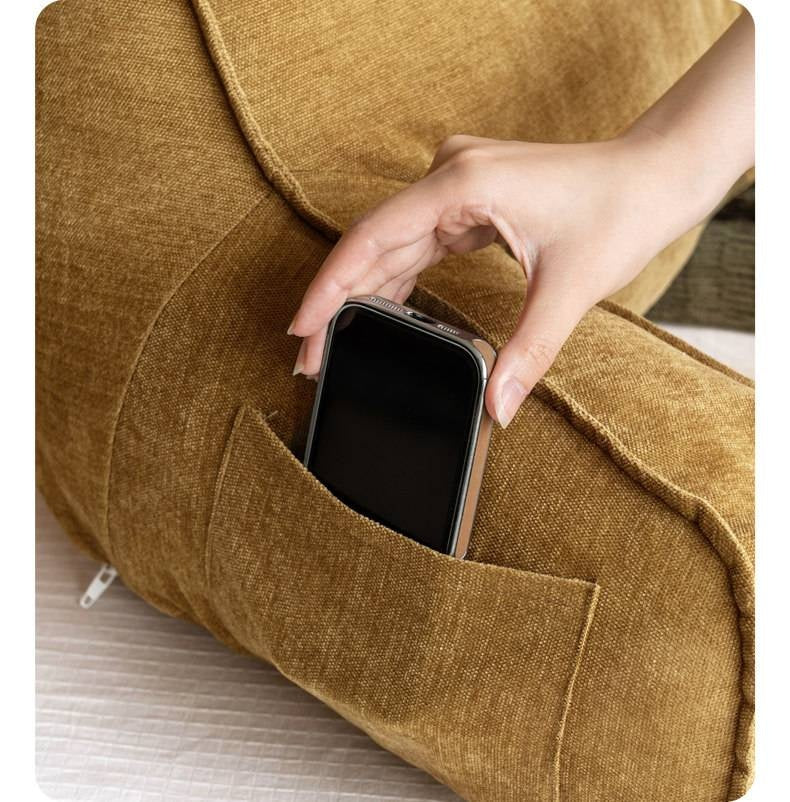 Bed Headboard with Upholstered Backrest Cushion