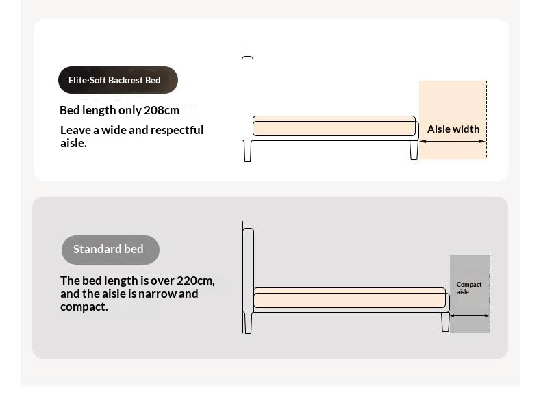 Oak Solid Wood Bed Modern
