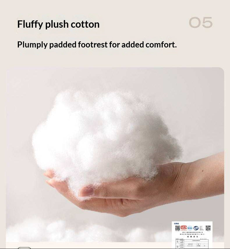 Oak Solid Wood, Fabric Sofa Footstool, Changing Stool