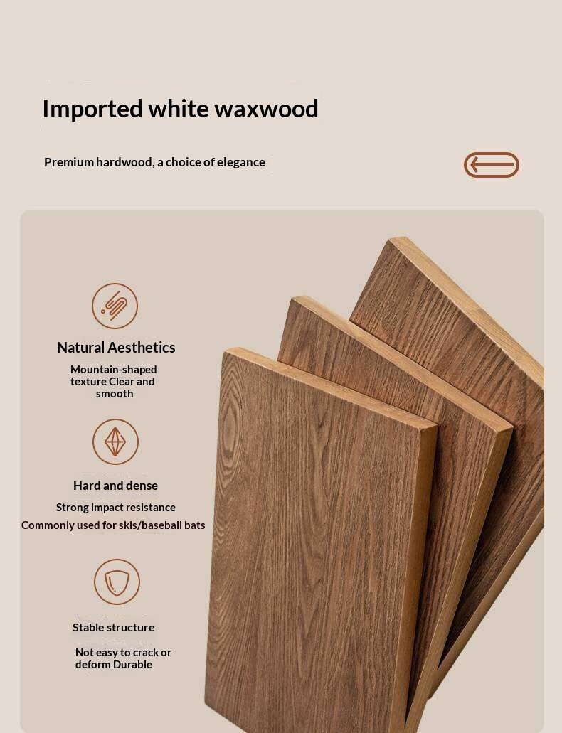 Ash Solid Wood Modern Multifunctional Night Light Bed Light Walnut Color