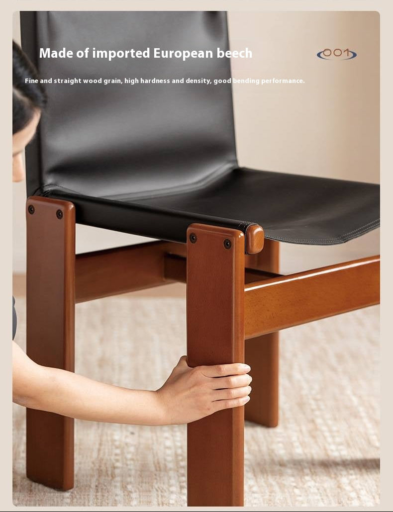 Beech, Black Walnut Solid Wood Dining Chairs antique style single chairs