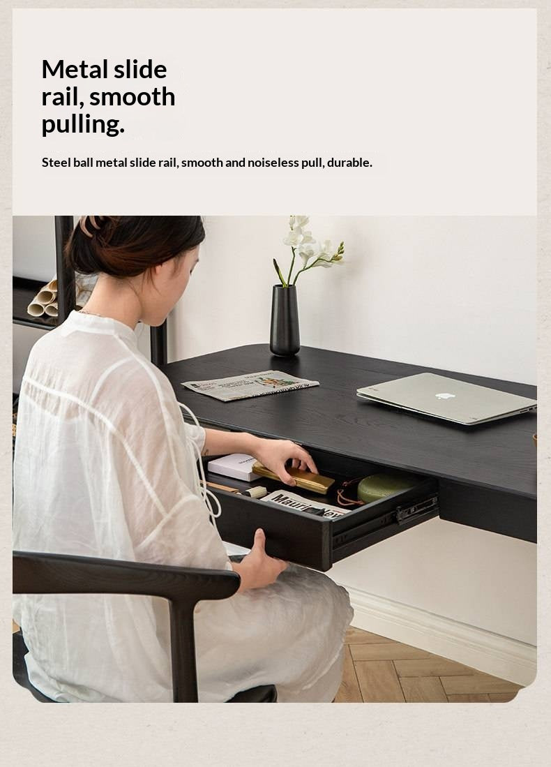 Oak Solid Wood Modern Simple Computer Desk