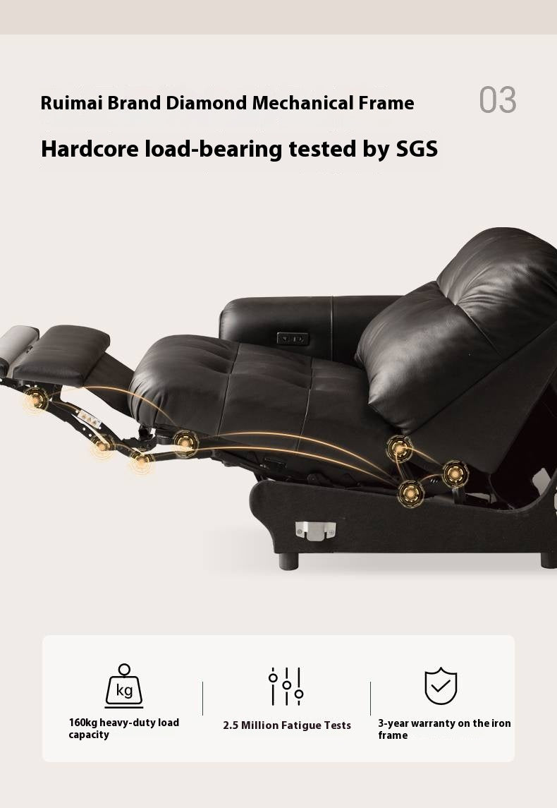 Genuine Leather Antique Style Electric Sofa