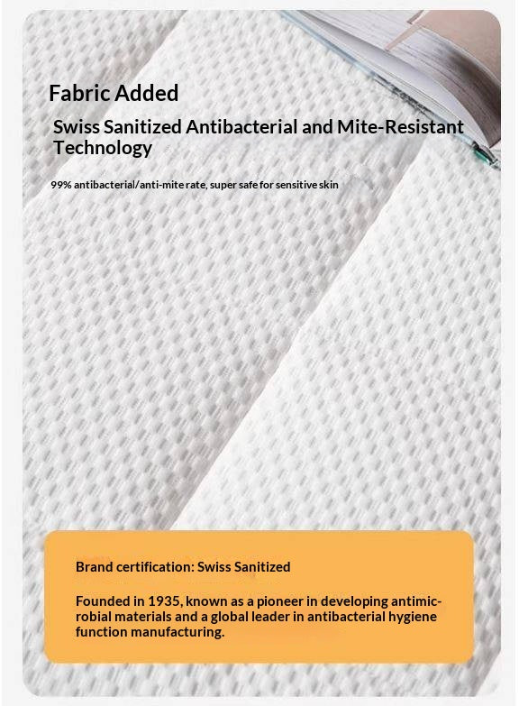 Zero-Glue Adjustable Spring Latex Mattress — Thick and Anti-Mite Support