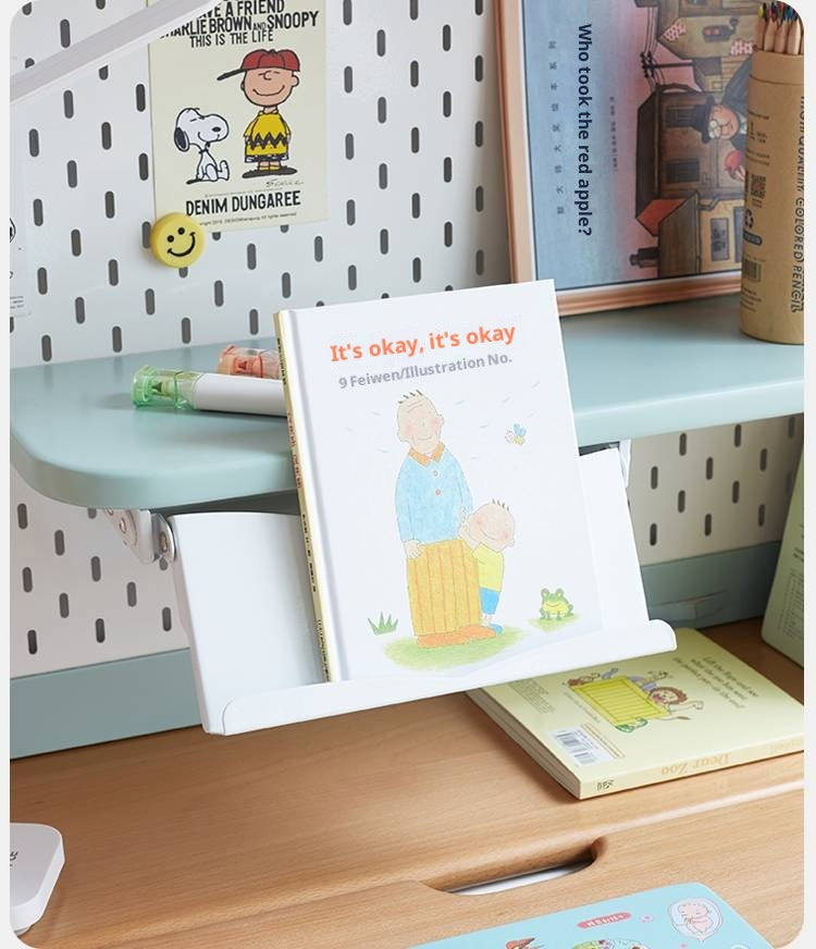 Beech Solid Wood Modern Hand Cranked Children s Writing Desk