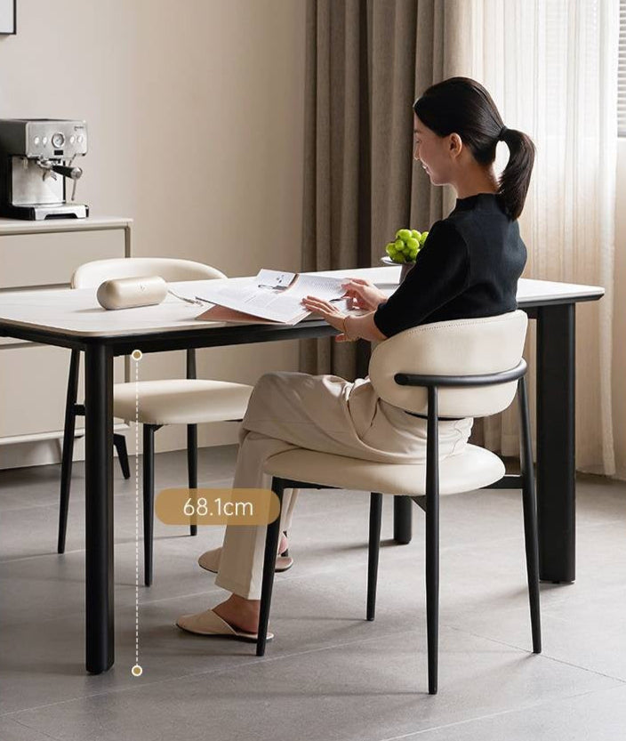 Iron Long Modern Dining Table