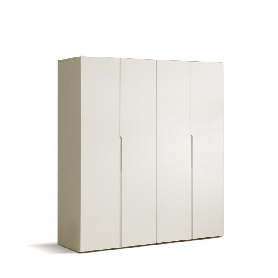 Pine Solid Wood Wardrobe Cream Style
