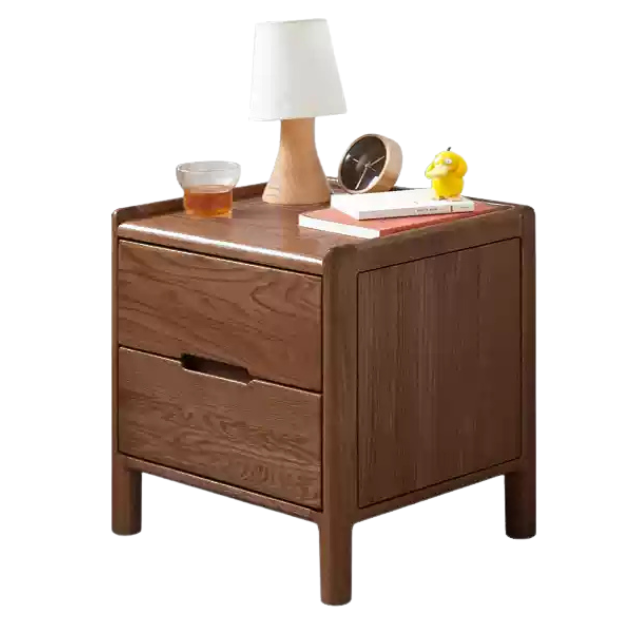 Oak solid wood Nightstand.