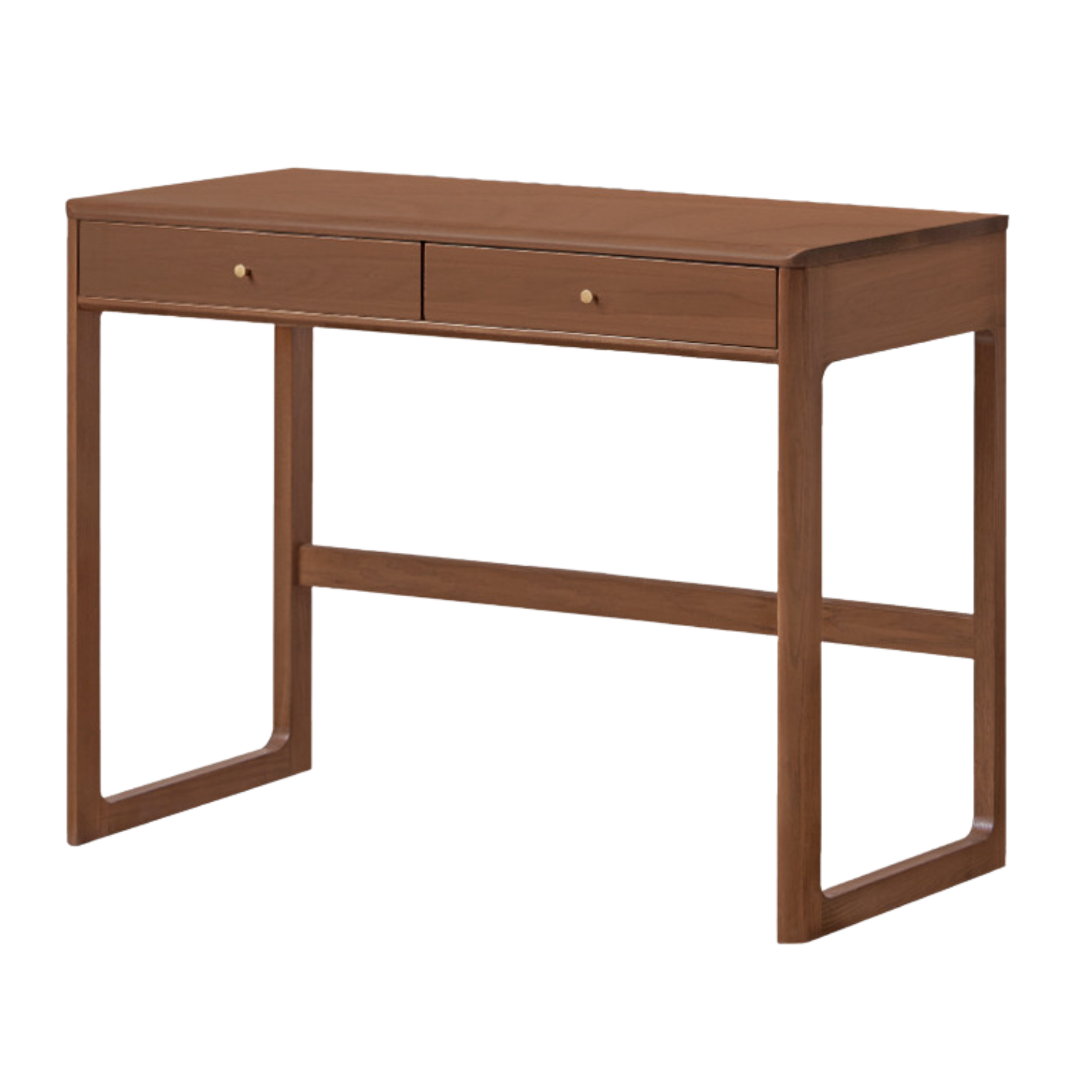 Oak, Beech Solid Wood Small Office Desk