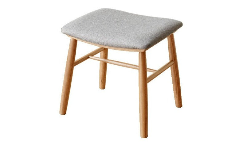 Black walnut, Oak solid wood square makeup stool*