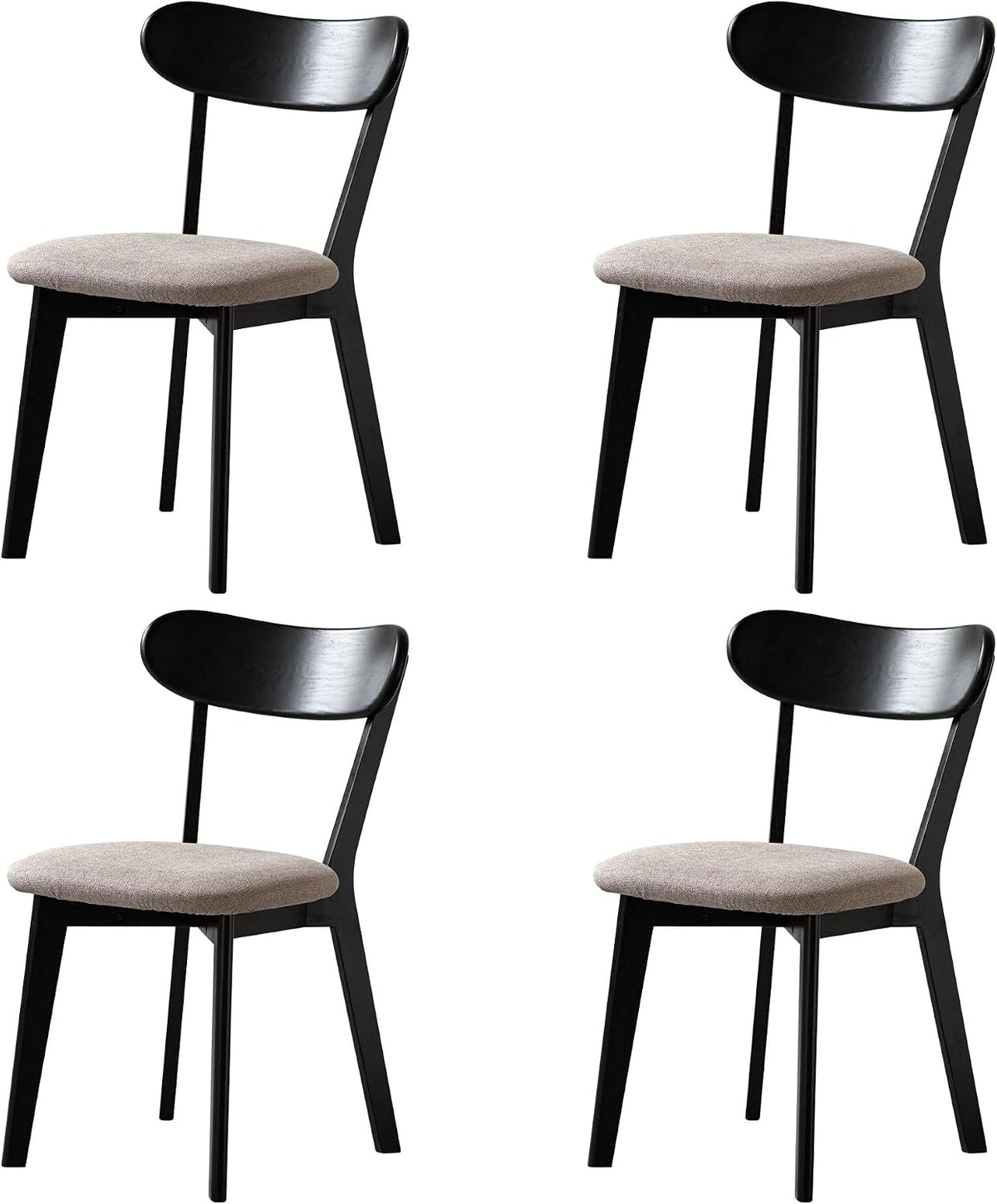Oak Solid Wood Upholstered Dining Chair