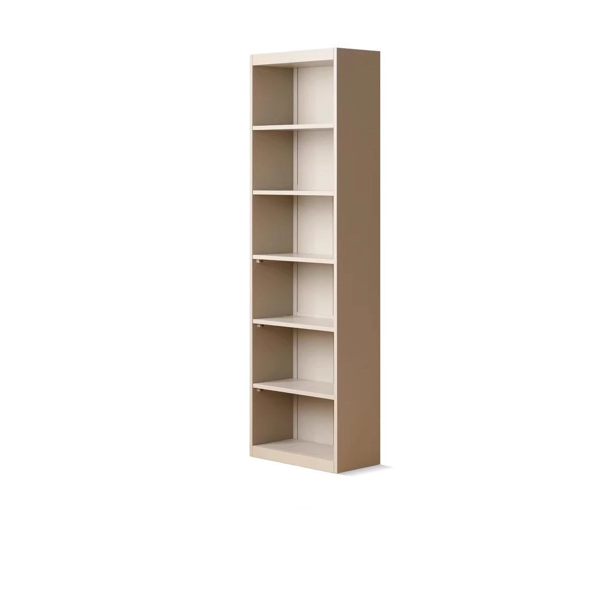 Poplar solid wood bookcase light luxury style<