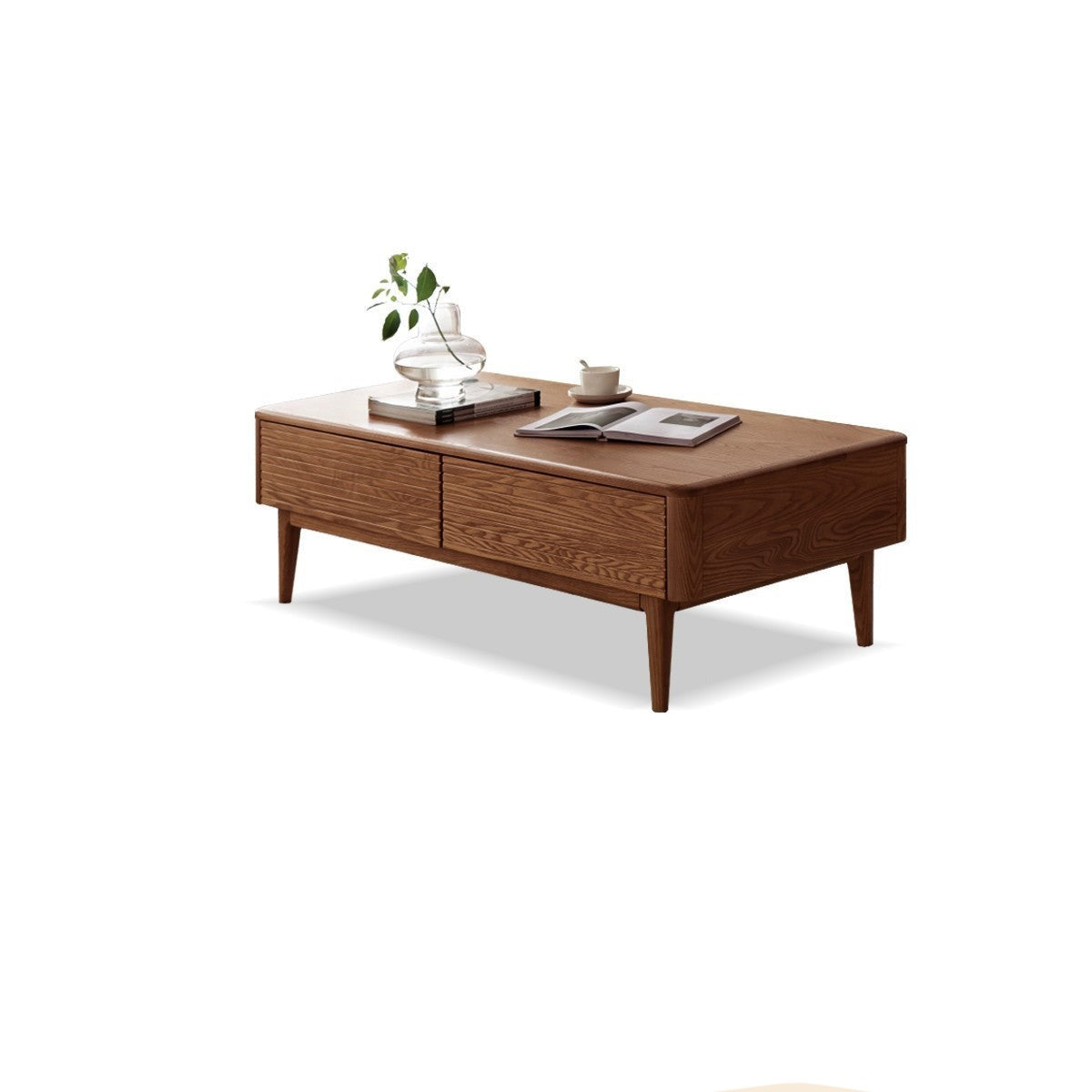 Ash solid wood slate coffee table "