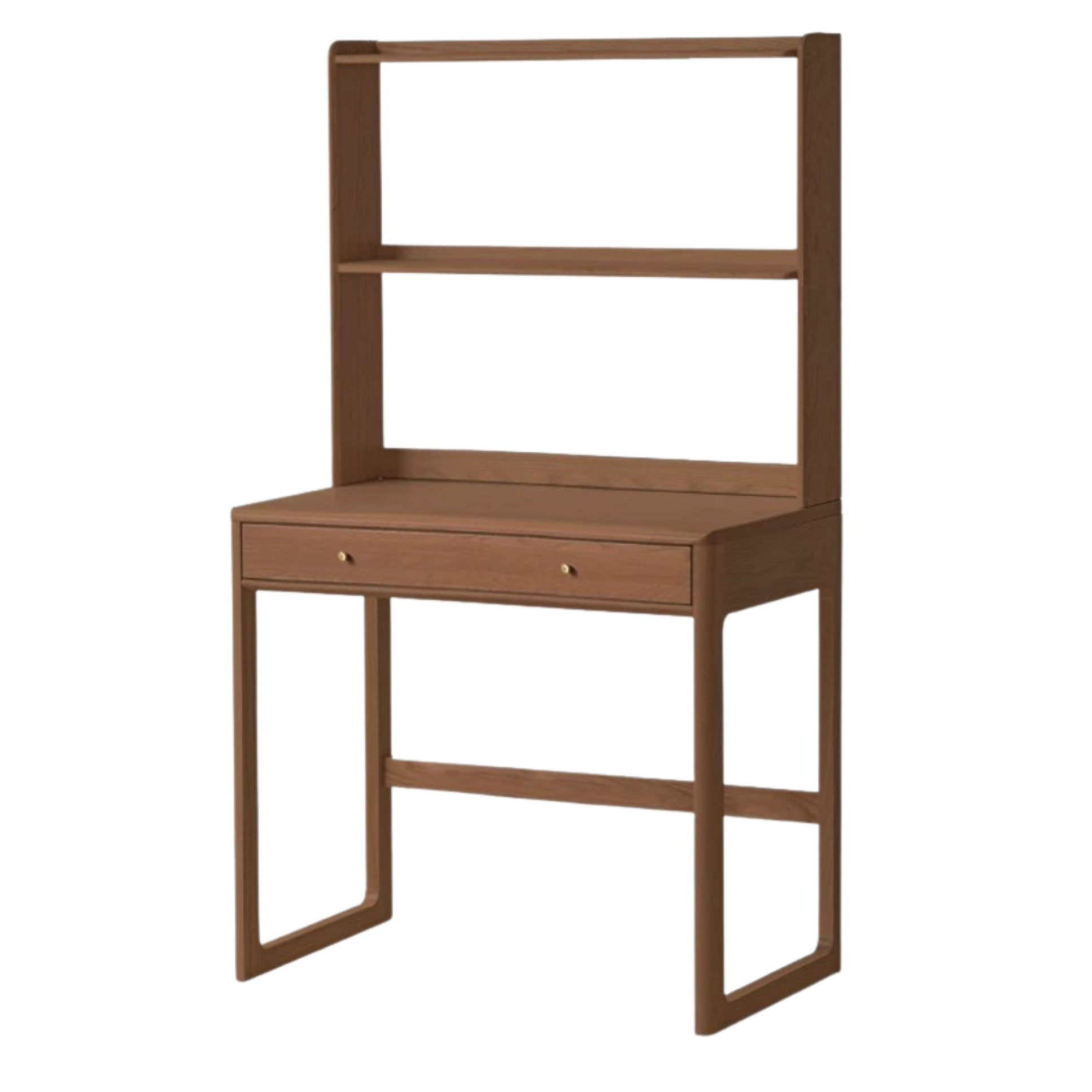Oak, Beech Solid Wood Small Office Desk
