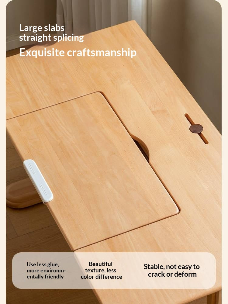 Beech Solid Wood Kids Study Table