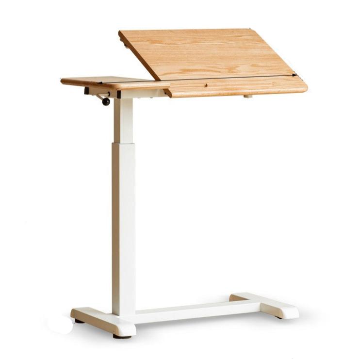 Oak solid wood lifting movable folding desk