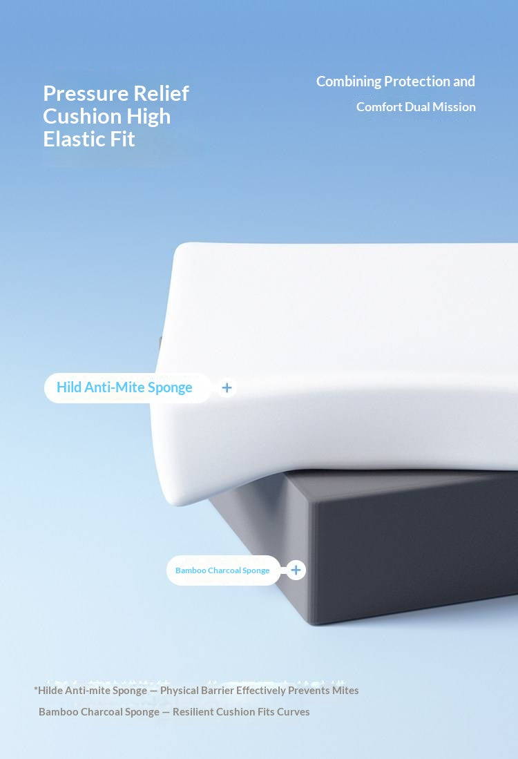 Zero-Glue Hypoallergenic Mattress — Anti-Mite, Breathable Bamboo Charcoal Soft Mattress with Independent Springs