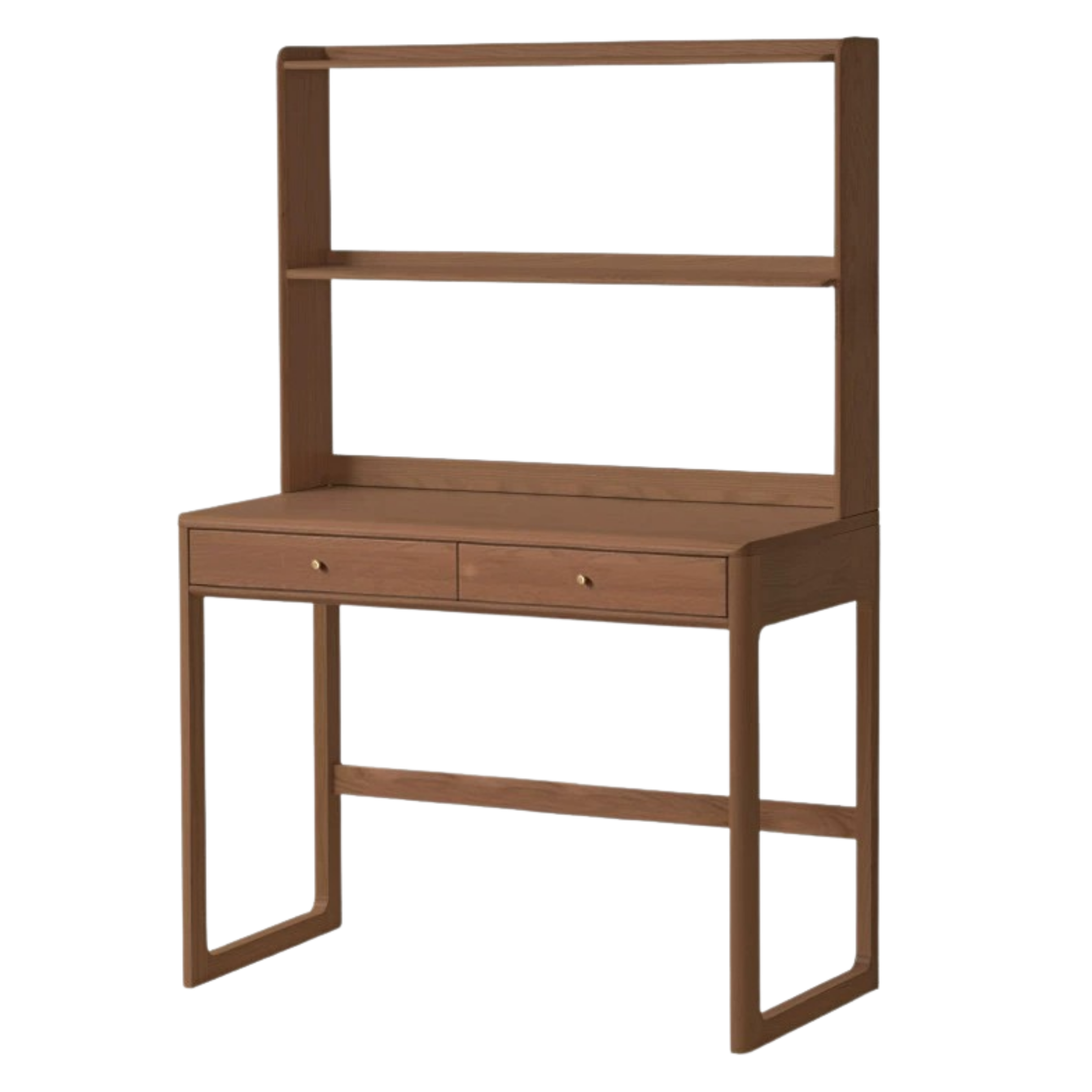 Oak, Beech Solid Wood Small Office Desk