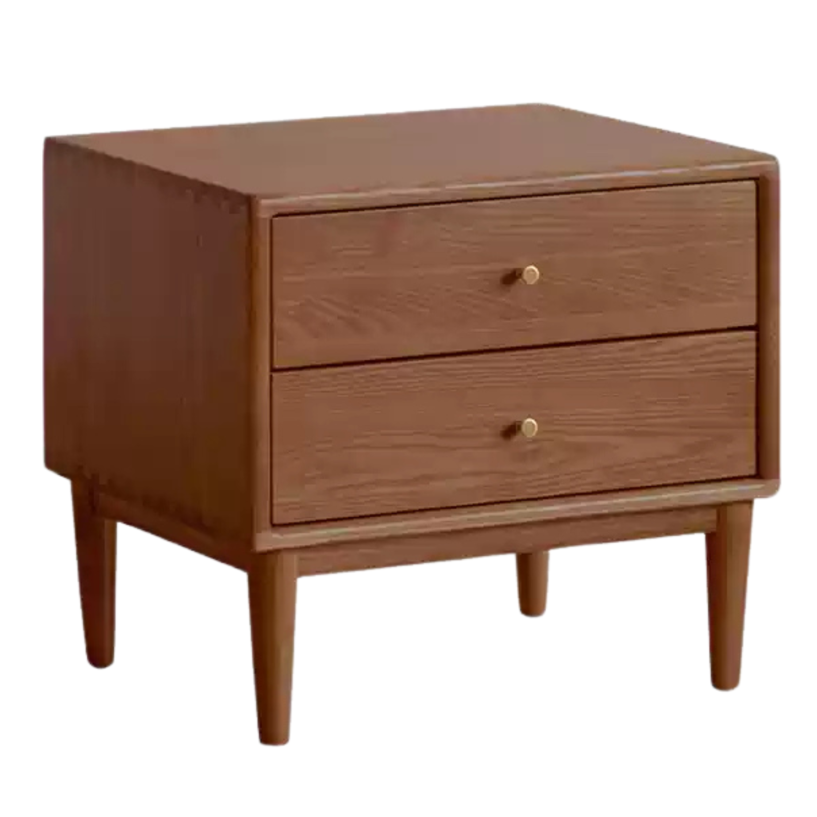 Cherry wood, Ash solid wood nightstand)