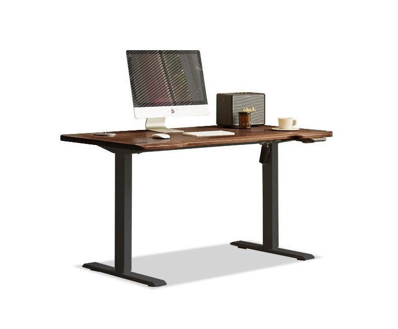 Electric lift Standing desk Ash, Black walnut solid wood-