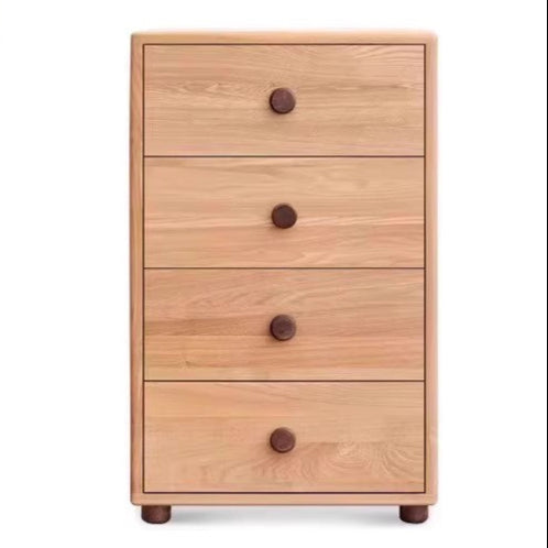 Oak solid wood Nordic modern children's chest of drawers