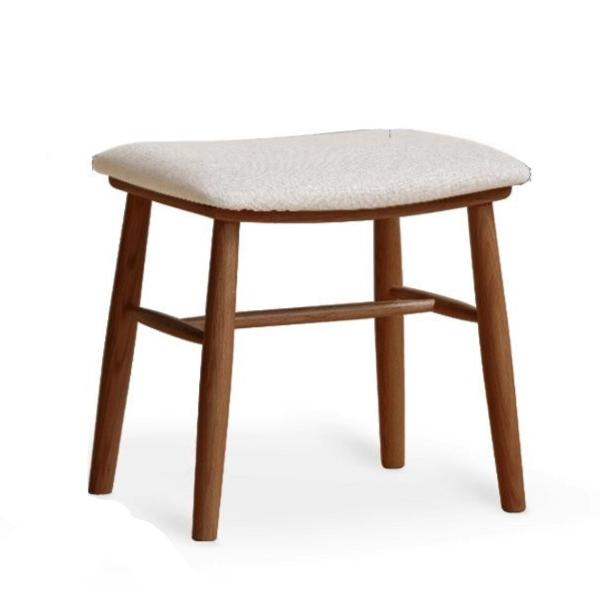 Oak Solid Wood Modern Dressing Stool