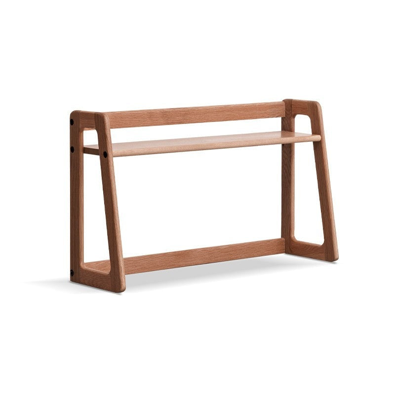 Oak solid wood desk shelf +