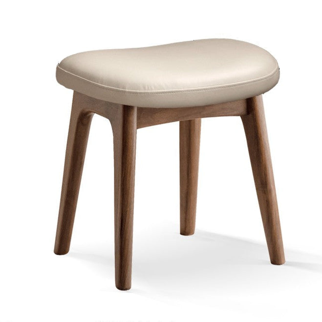 Oak Solid Wood Soft Makeup Stool