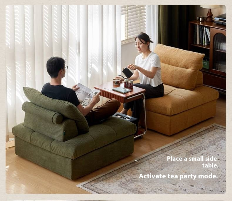 Modular Fabric Sofa – Modern Casual Free Combination Sofa Tofu Block Design