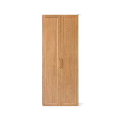 Oak Solid Wood Free Combination Wardrobe Rattan Door