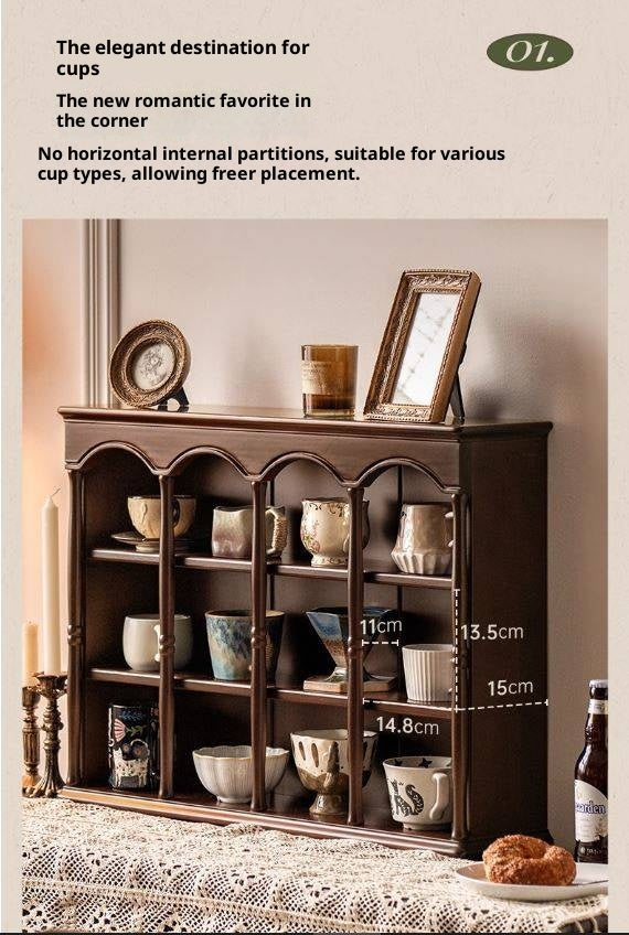 Poplar Solid Wood Wall Cabinet