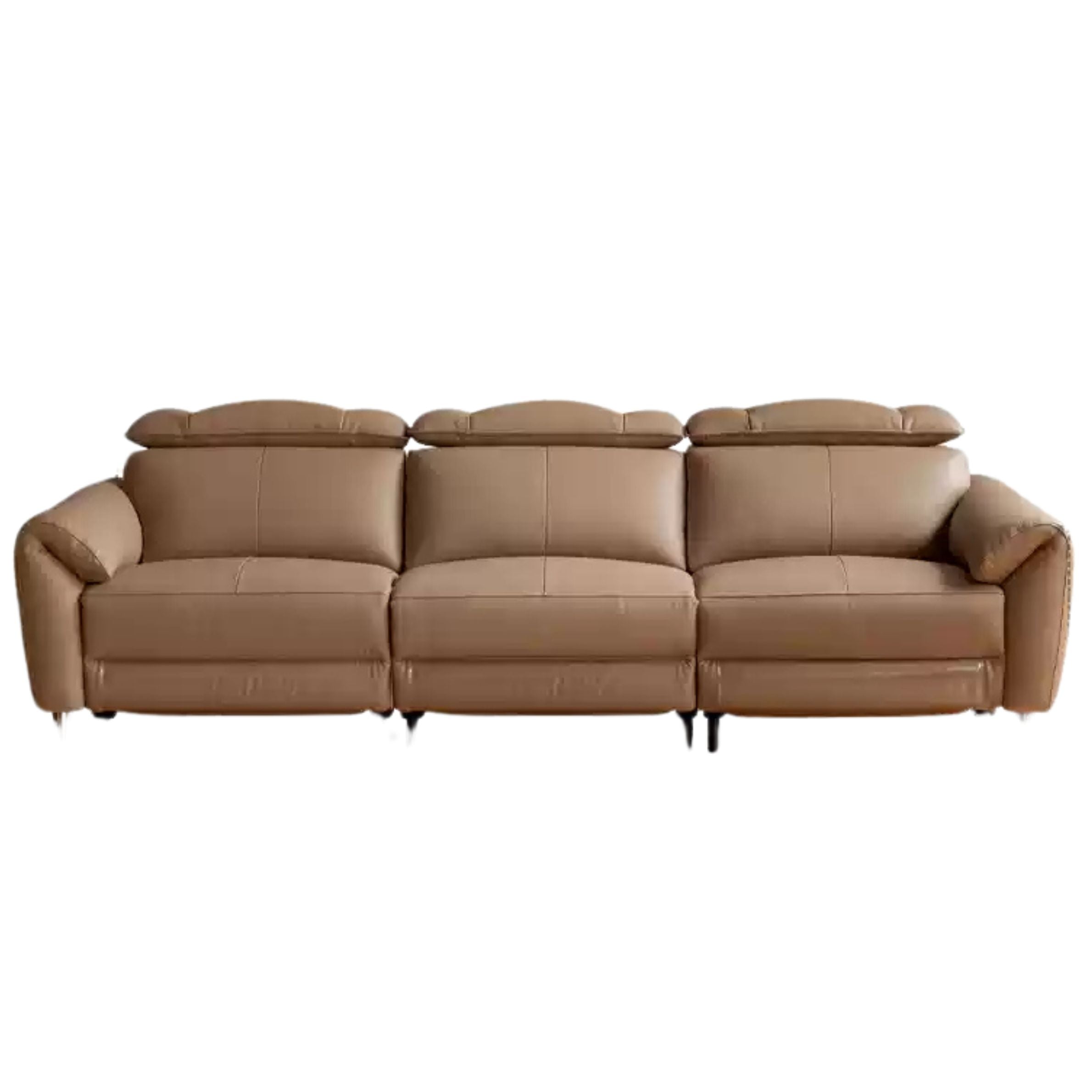 Electric Sofa Genuine Leather zero wall italian light luxury