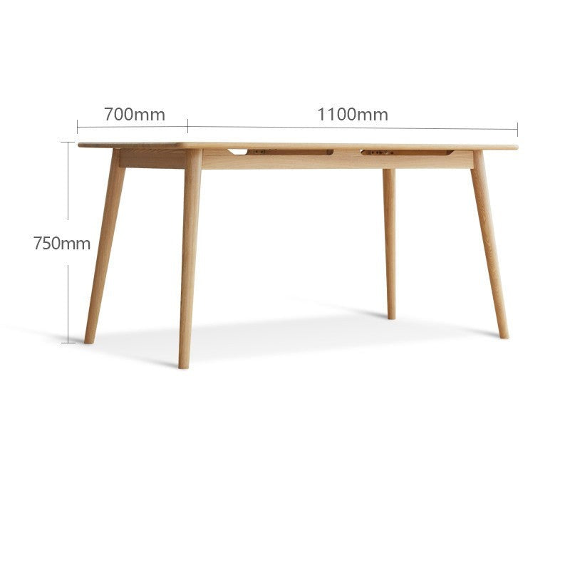 Ash solid wood dining table "