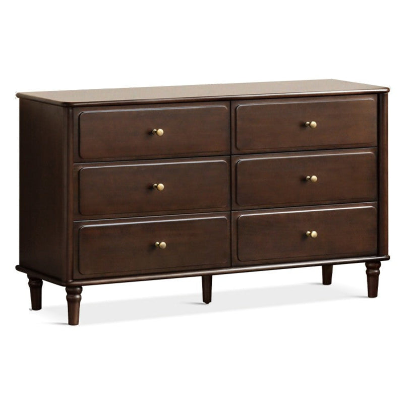 Poplar Solid Wood American Retro Retractable Dressing Table