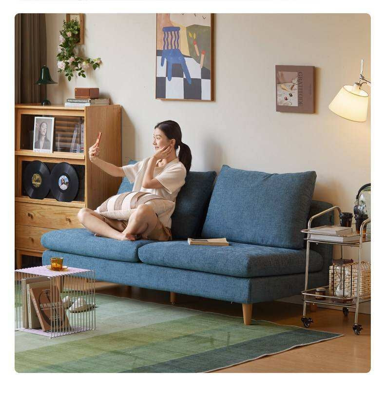 Natural, healthy Cotton Linen Fabric Sofa