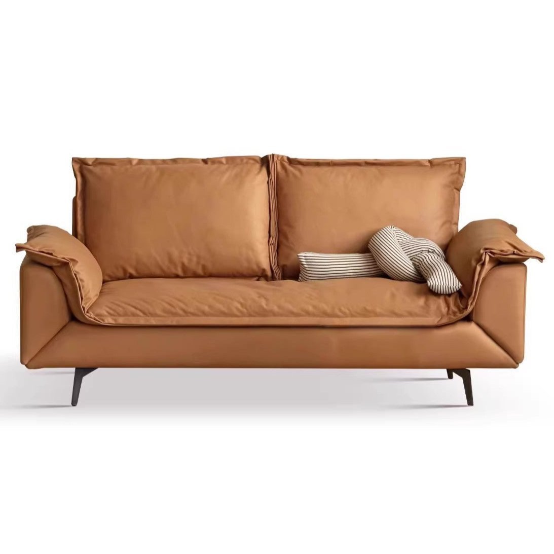 Fabric Straight Sofa Modern Simple