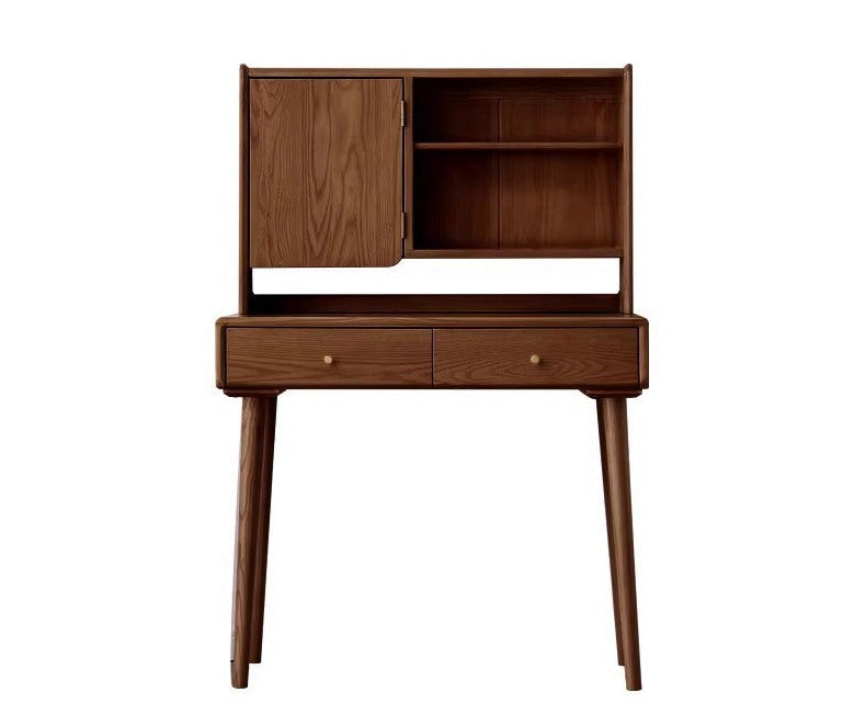 Ash Solid Wood walnut color Dressing Table "
