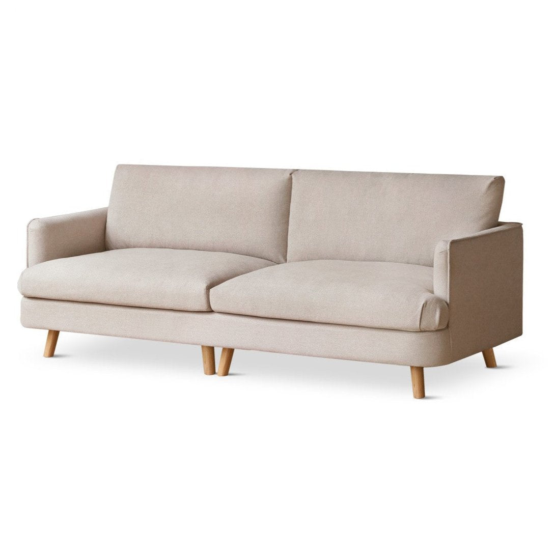 Fabric sofa modern three-seat straight sofa