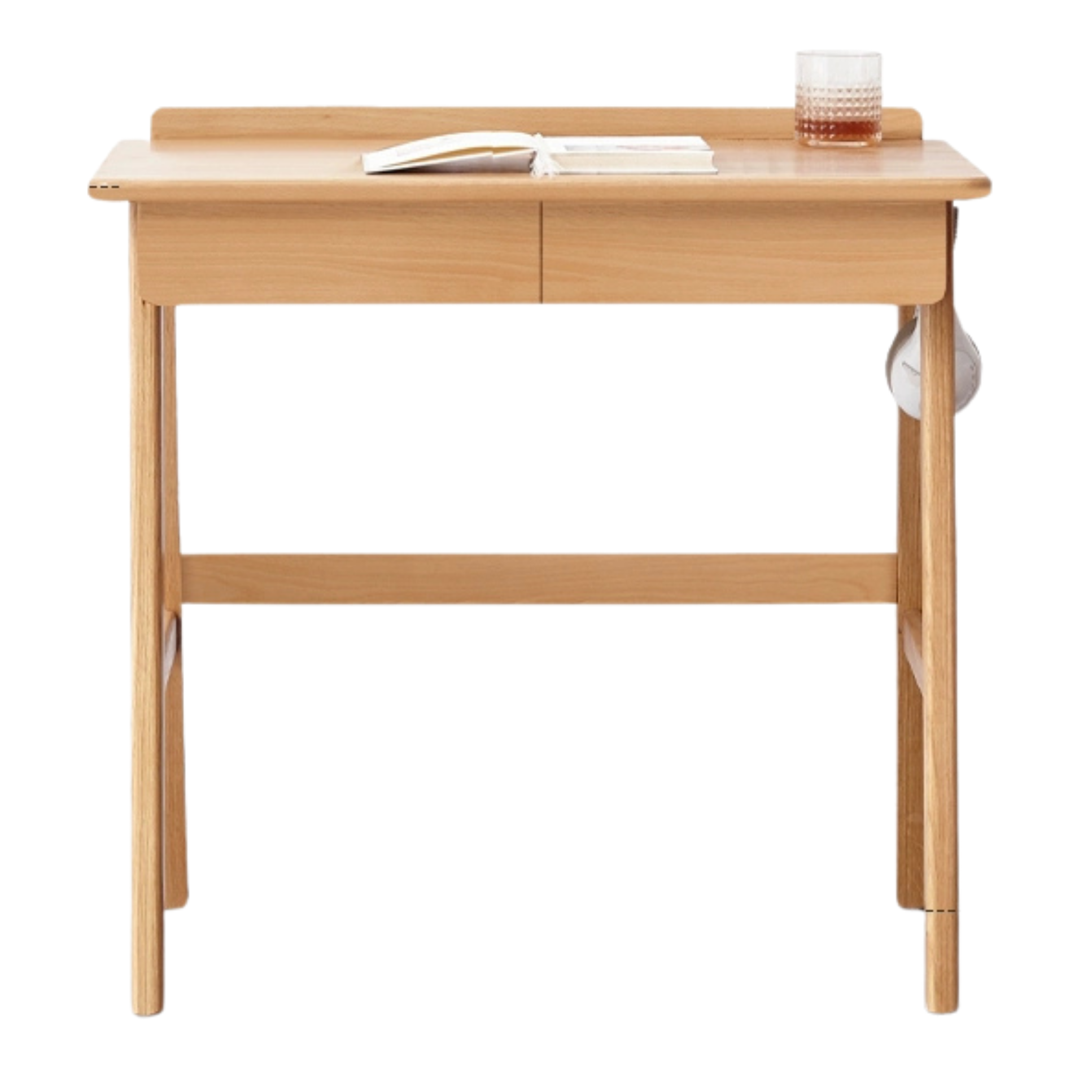 Oak, Beech Solid Wood Office Desk, Console Table