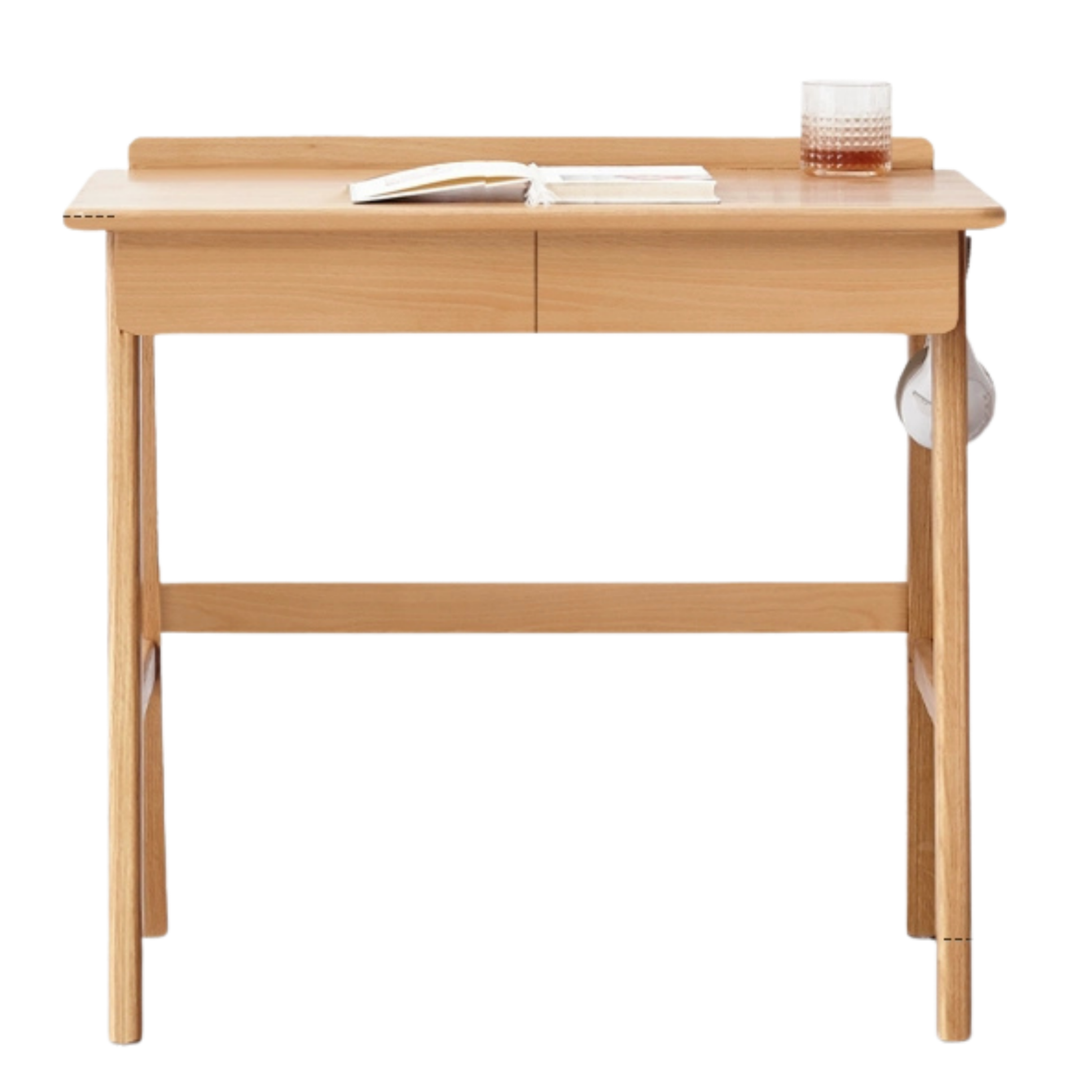 Oak, Beech Solid Wood Office Desk, Console Table