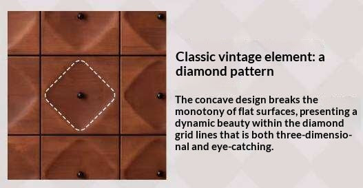 Rubberwood Solid 9-Drawer Dresser, Mid Century Bedroom Storage Cabinet