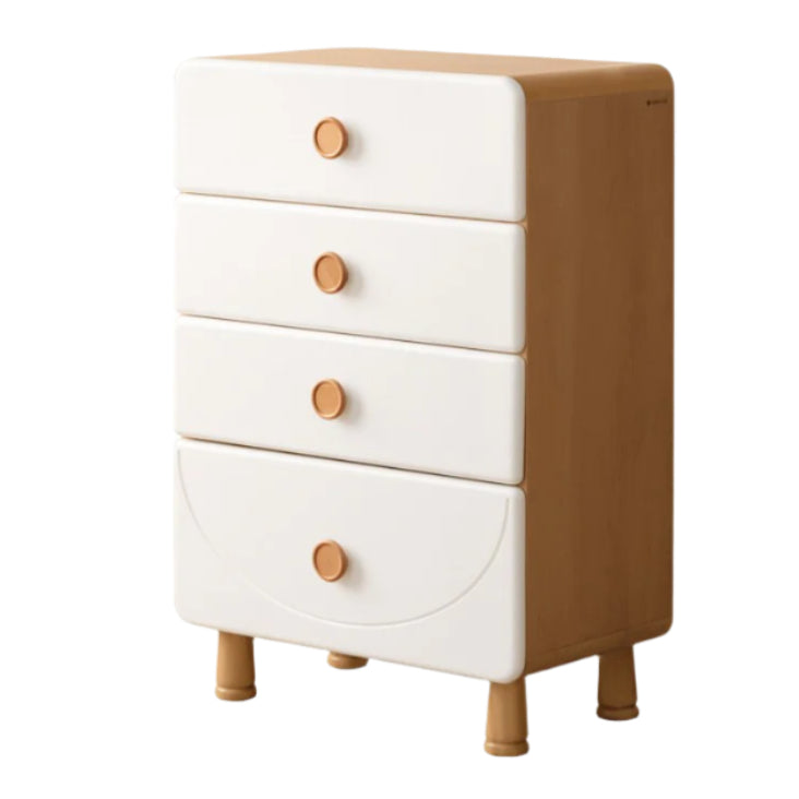 Beech Solid Wood Children's Modern Storage Cabinet