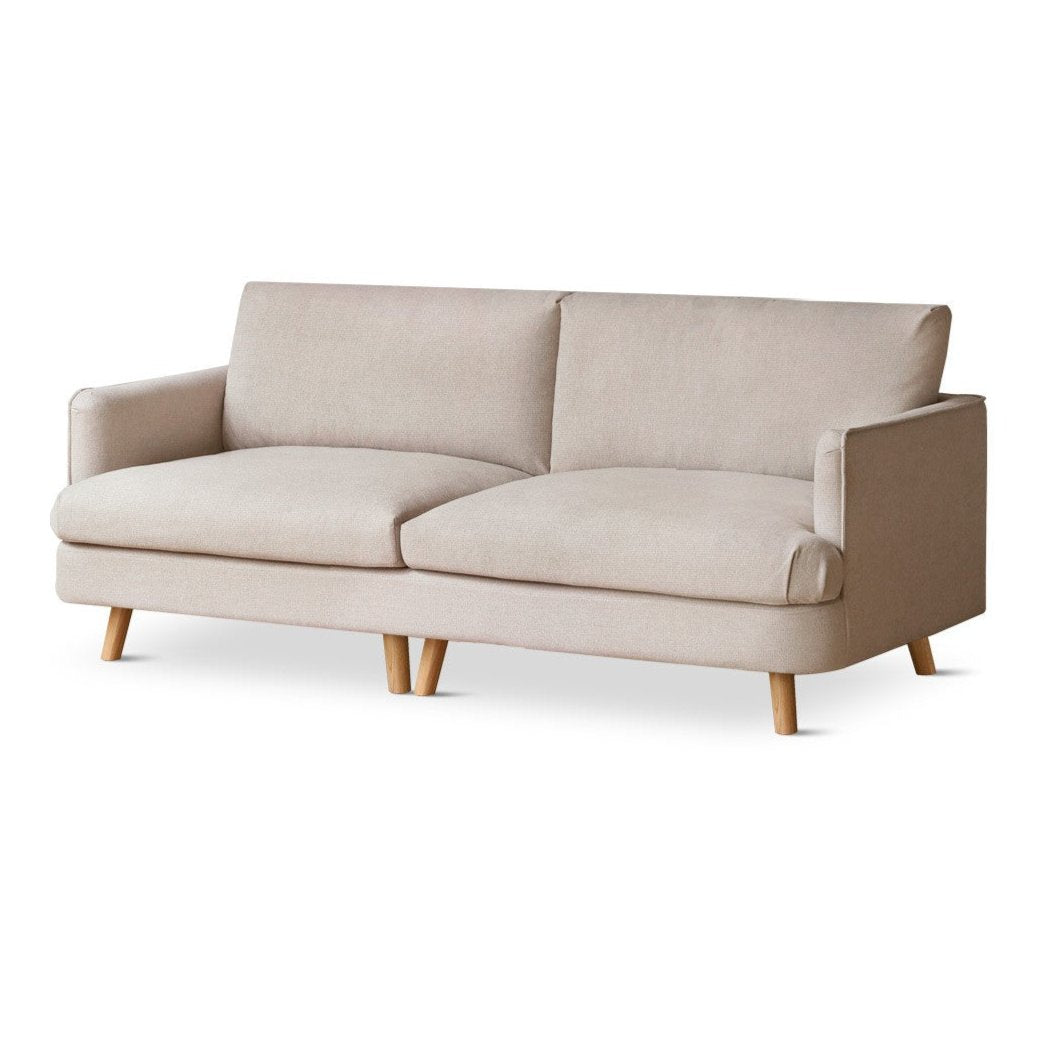 Fabric sofa modern three-seat straight sofa