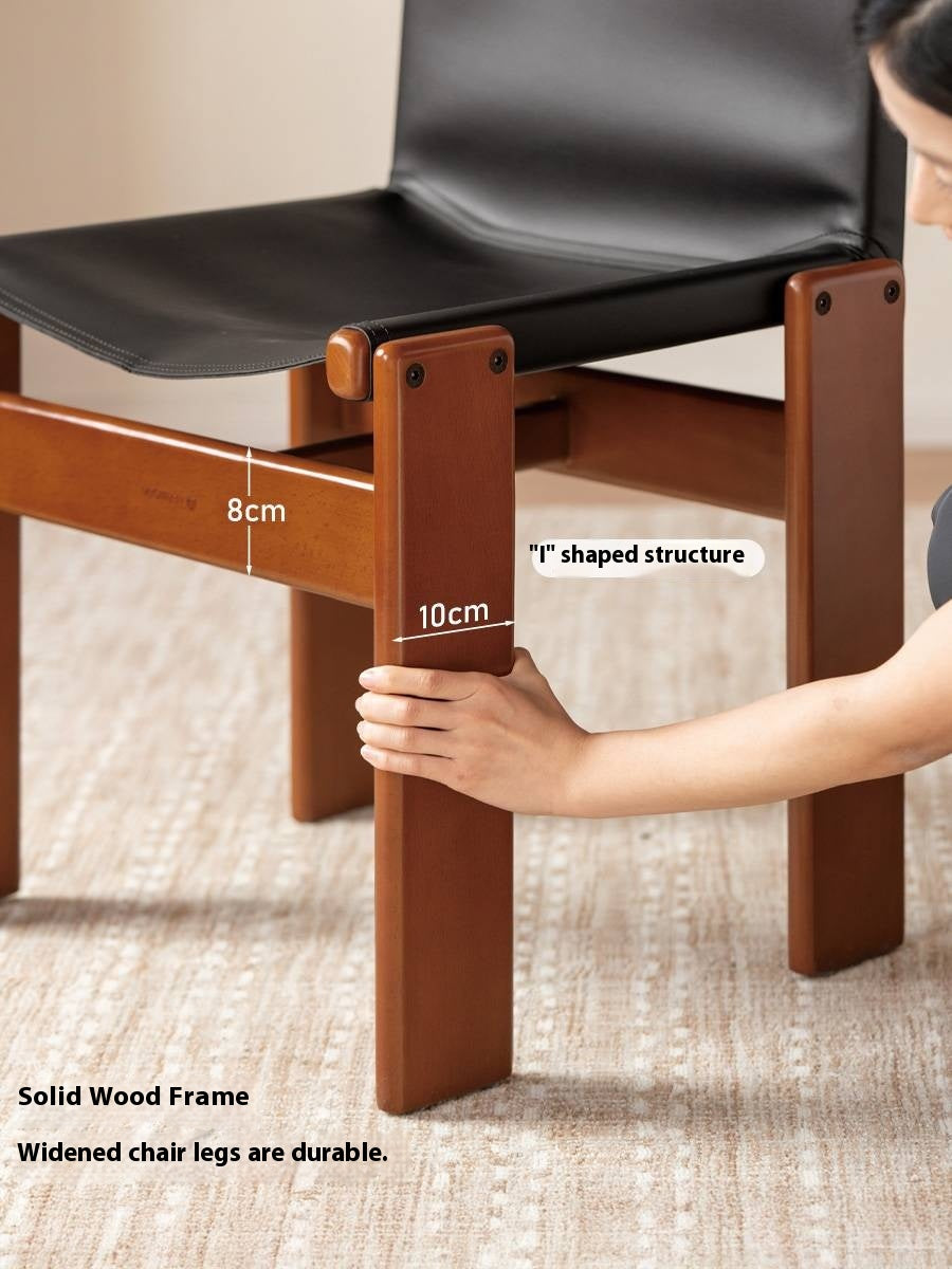 Beech, Black Walnut Solid Wood Dining Chairs antique style single chairs