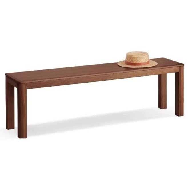 Oak, Ash Solid Wood Nordic Long Bench: