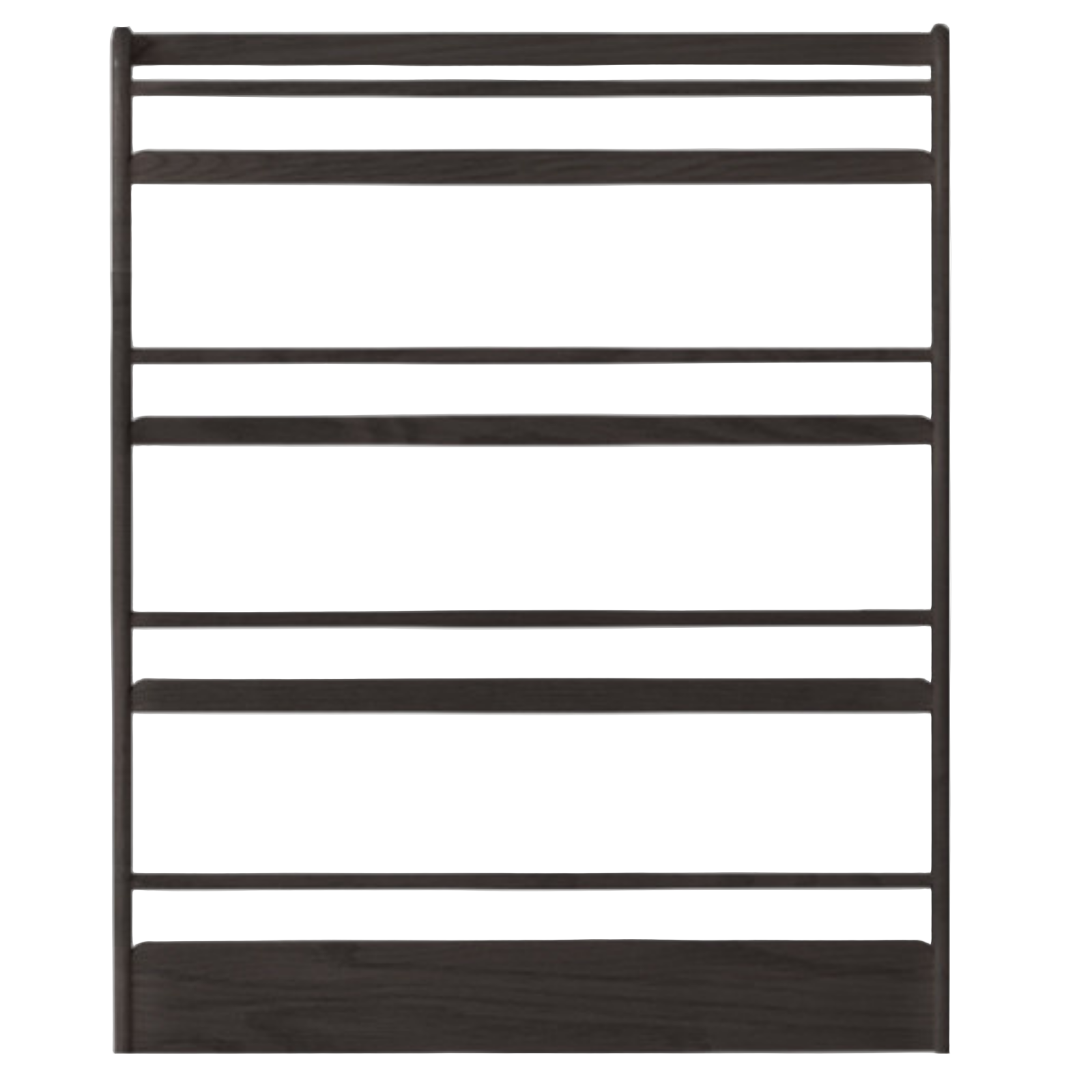 Oak, Beech Solid Wood Wall-mounted Ultra-thin Bookshelf