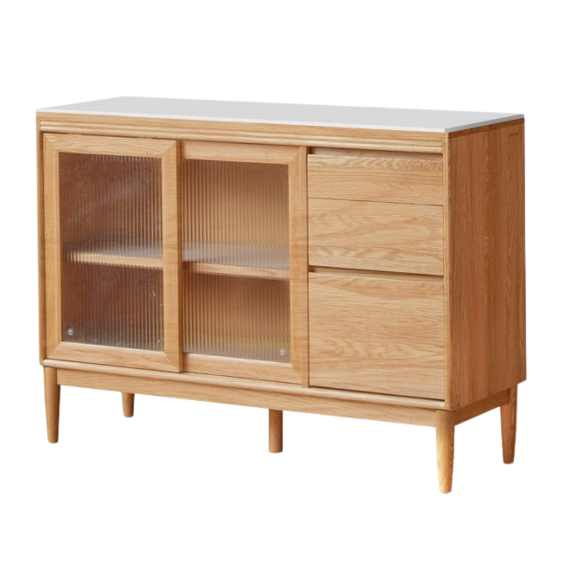 Oak Solid Wood Modern Sideboard