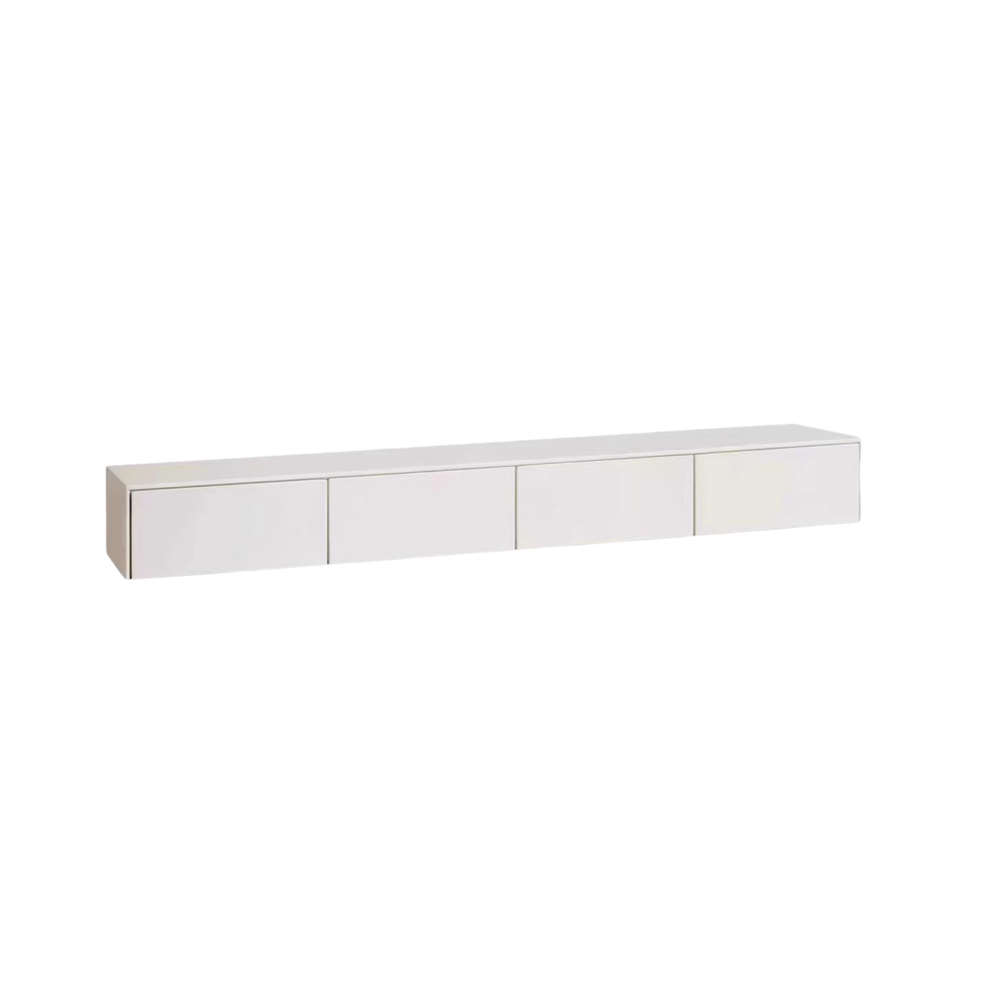 Solid Rubberwood, Oak Solid Wood Scandinavian TV Stand